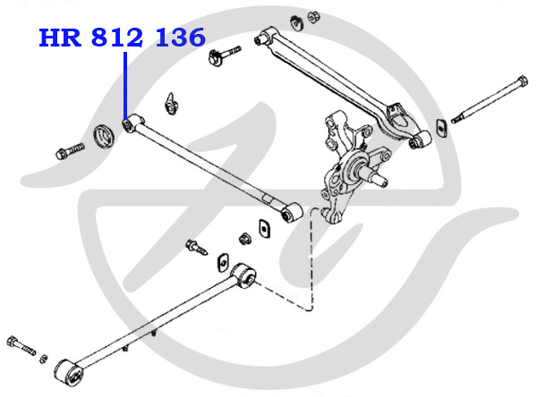 Сайлентблок - Hanse HR812136