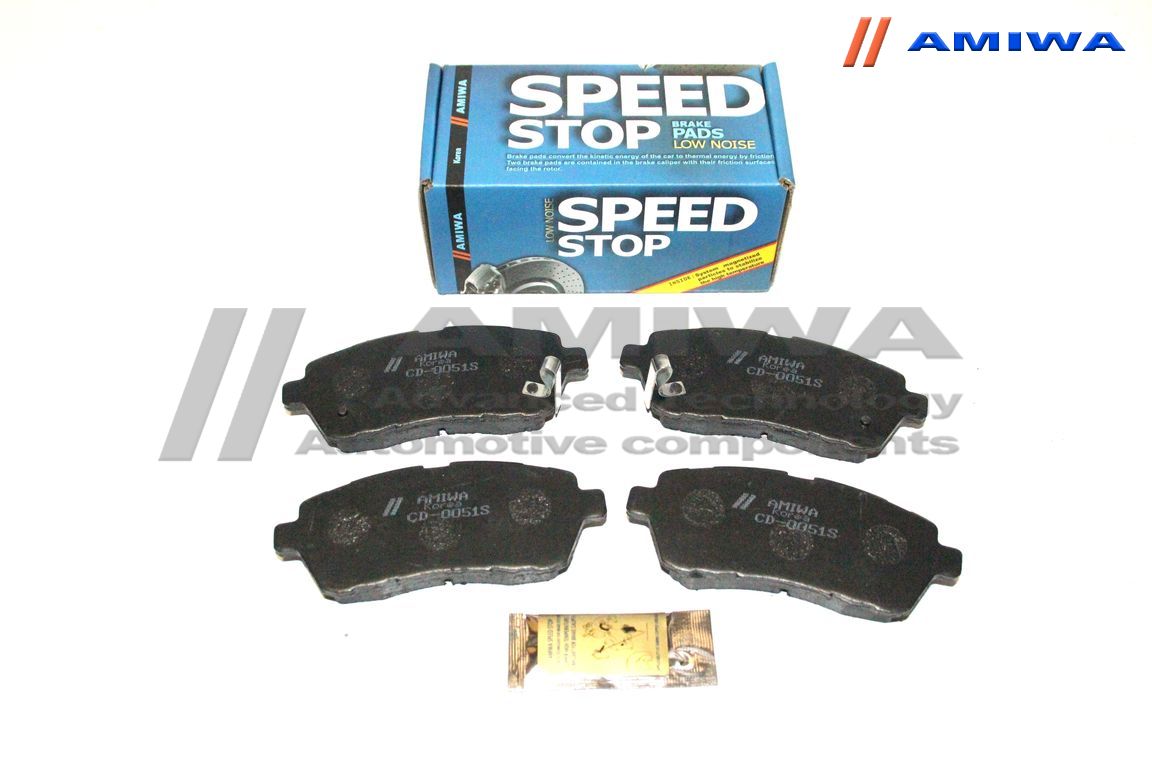 Колодки тормозные дисковые передние - Amiwa CD0051S