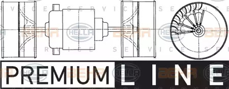 Вентилятор салона - Behr-Hella 8EW009160021