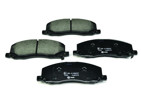 Комплект тормозных колодок, дисковый тормоз - Behr-Hella 8DB355013061