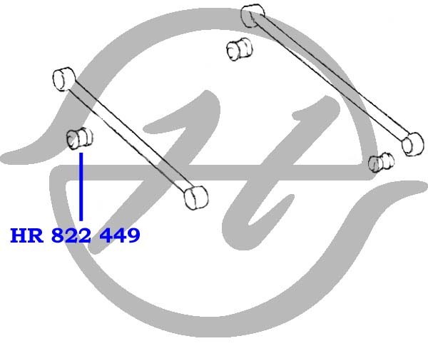 Сайлентблок тяги - Hanse HR822449