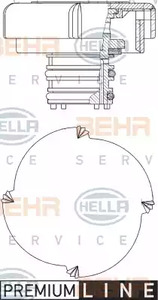 Крышка, резервуар охлаждающей жидкости - Behr-Hella 8MY376743451