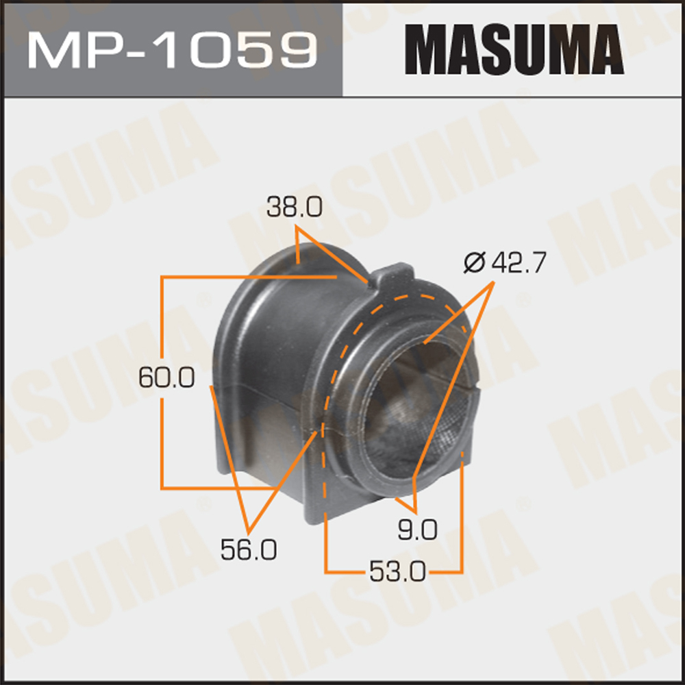 Втулка стабилизатора | перед | - Masuma MP-1059
