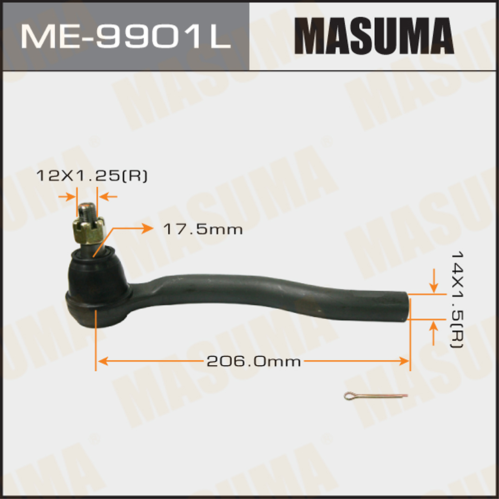 Наконечник рулевой тяги | лев | - Masuma ME-9901L