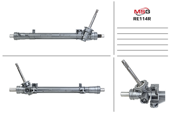 Рулевая рейка без ГУР восстановленная Renault Scenic III 2009-, Renault Megane III 2008-, Renault Fluence 2005-, Ren - MSG Rebuilding RE114R