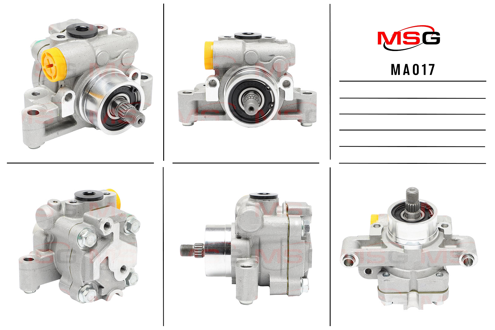 Насос ГУР новый Ford Escape / Maverick 2001-, Mazda Tribute 2000- - MSG MA017