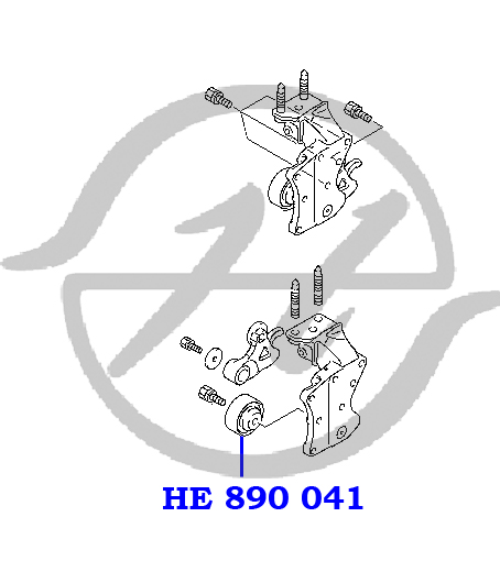 Ролик направляющий приводного ремня - Hanse HE890041