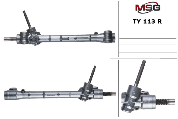 Рулевая рейка без ГУР восстановленная Toyota Yaris 2005-2011 - MSG Rebuilding TY113R