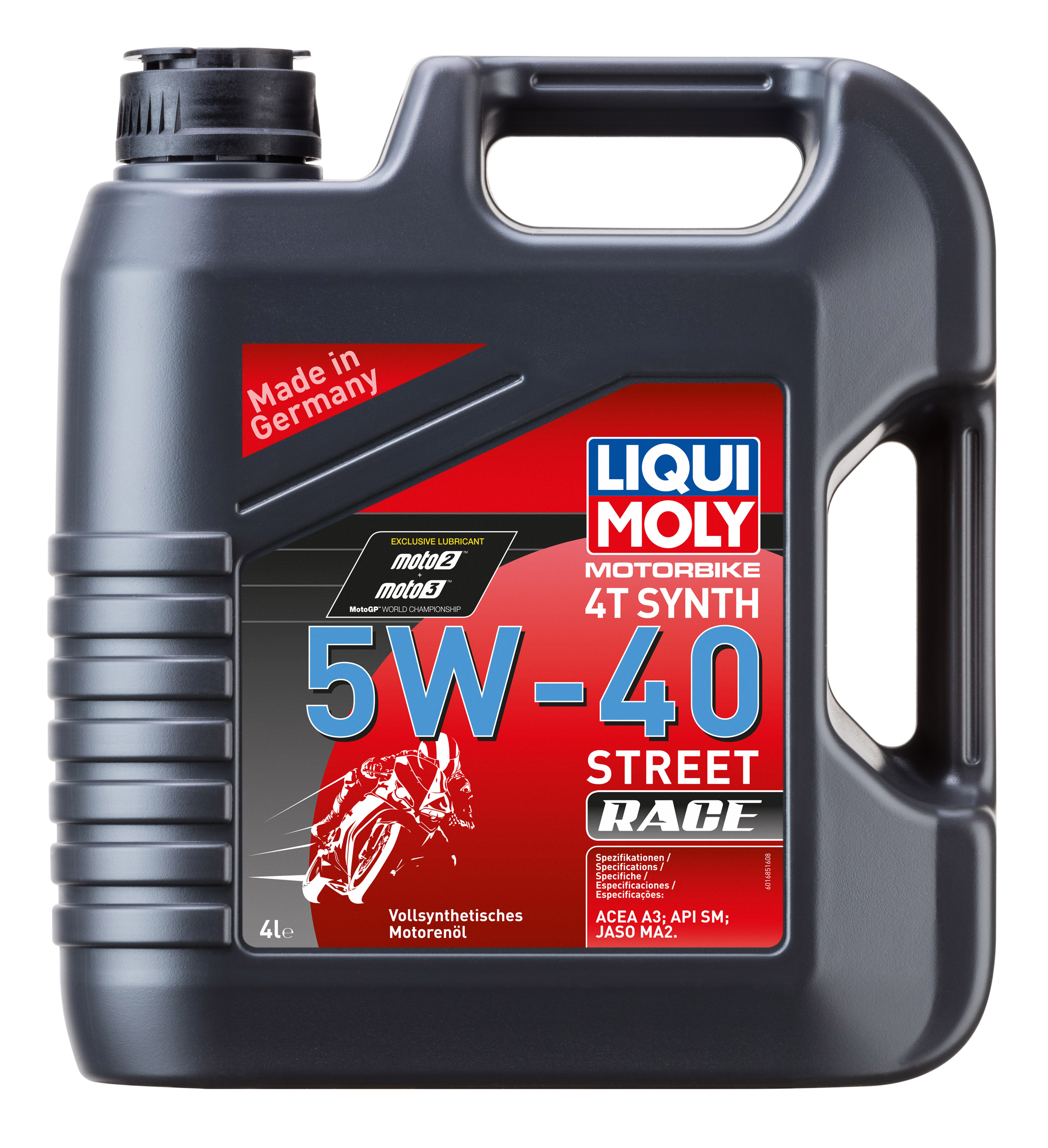 5w-40 Motorbike 4T Synth Street Race, 4л (синт.мотор.масло) - Liqui Moly 1685