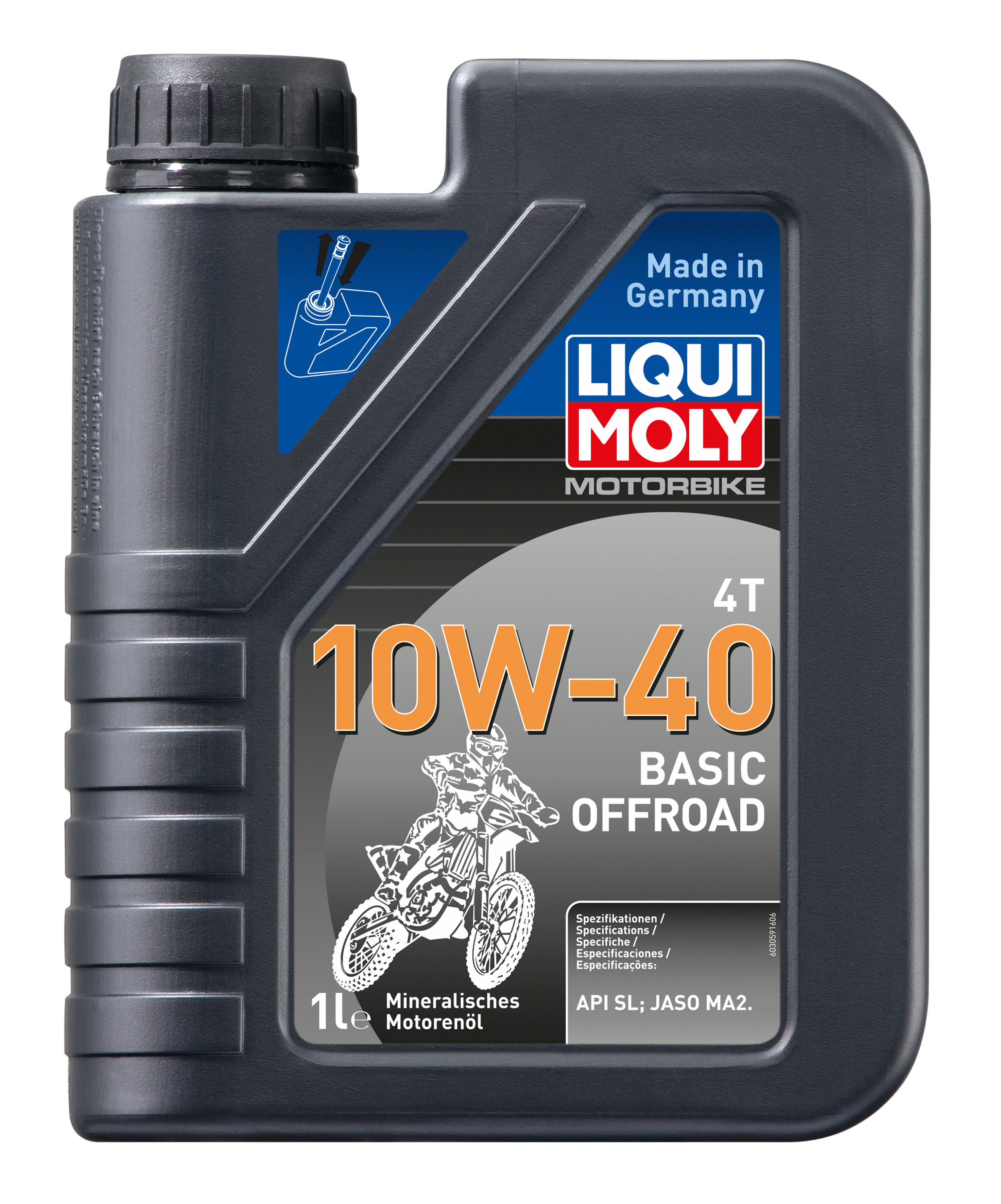 10w-40 Motorbike 4T Basic Offroad, 1л (мин.мотор.масло) - Liqui Moly 3059