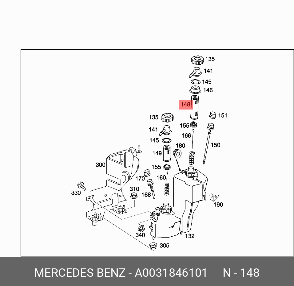 Фильтр масляный - Mercedes A0031846101