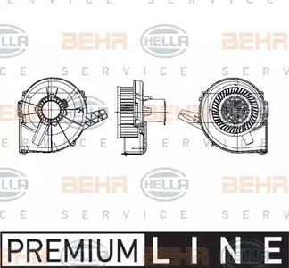 Вентилятор салона - Behr-Hella 8EW009157131