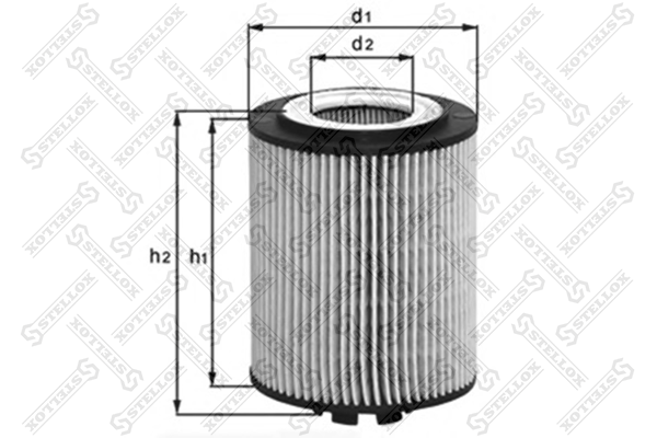 Фильтр масл. BMW e60/61/63/64/65/x5 3.5 - Stellox 2050367SX