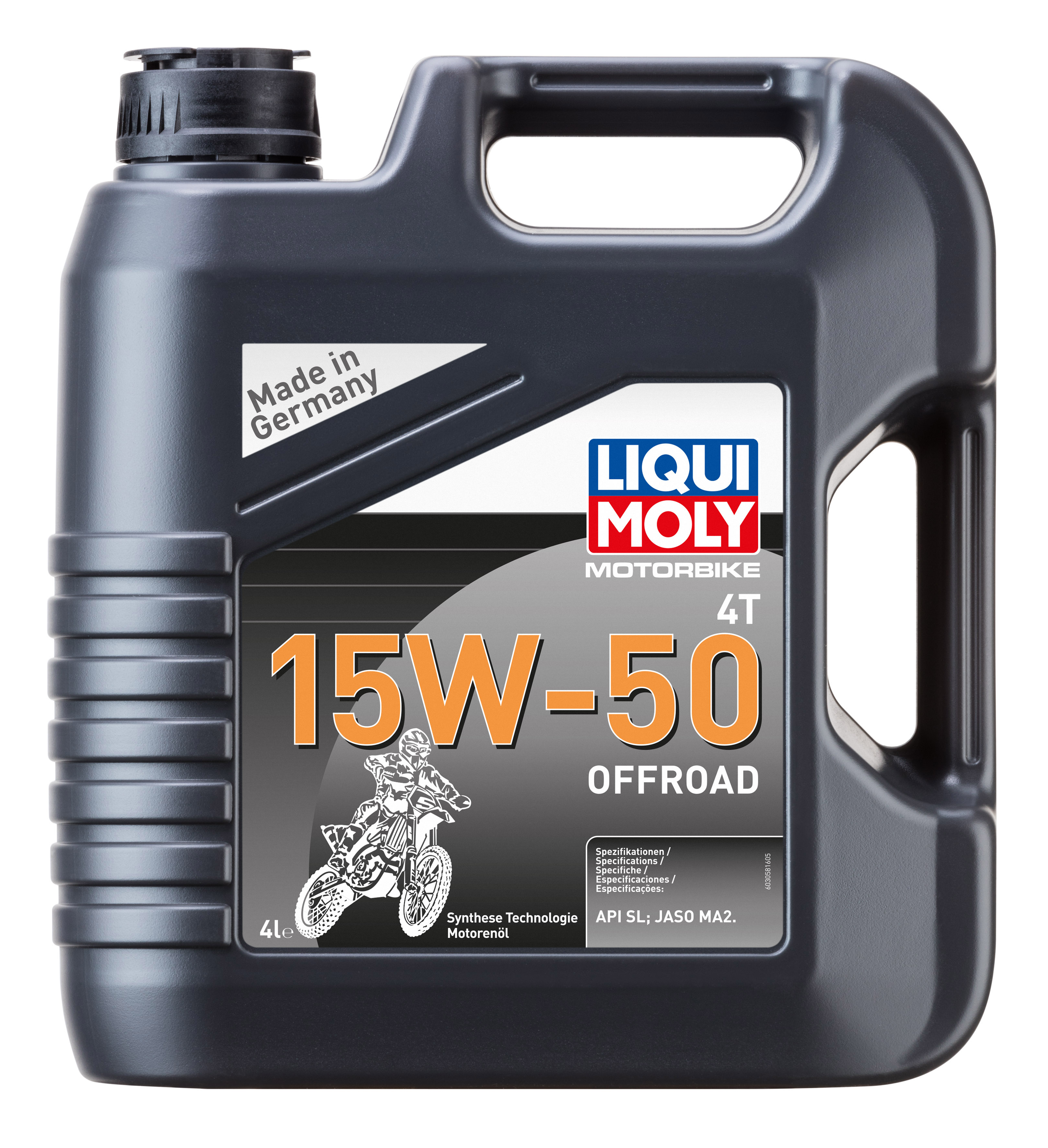 15w-50 Motorbike 4T Offroad, 4л (НС-синт.мотор.масло) - Liqui Moly 3058