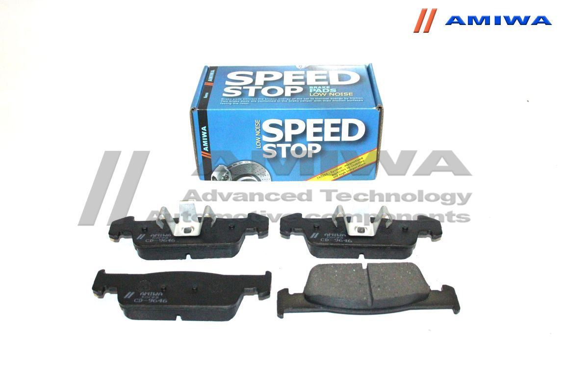 Колодки тормозные дисковые передние speed stop | перед | - Amiwa CD9646
