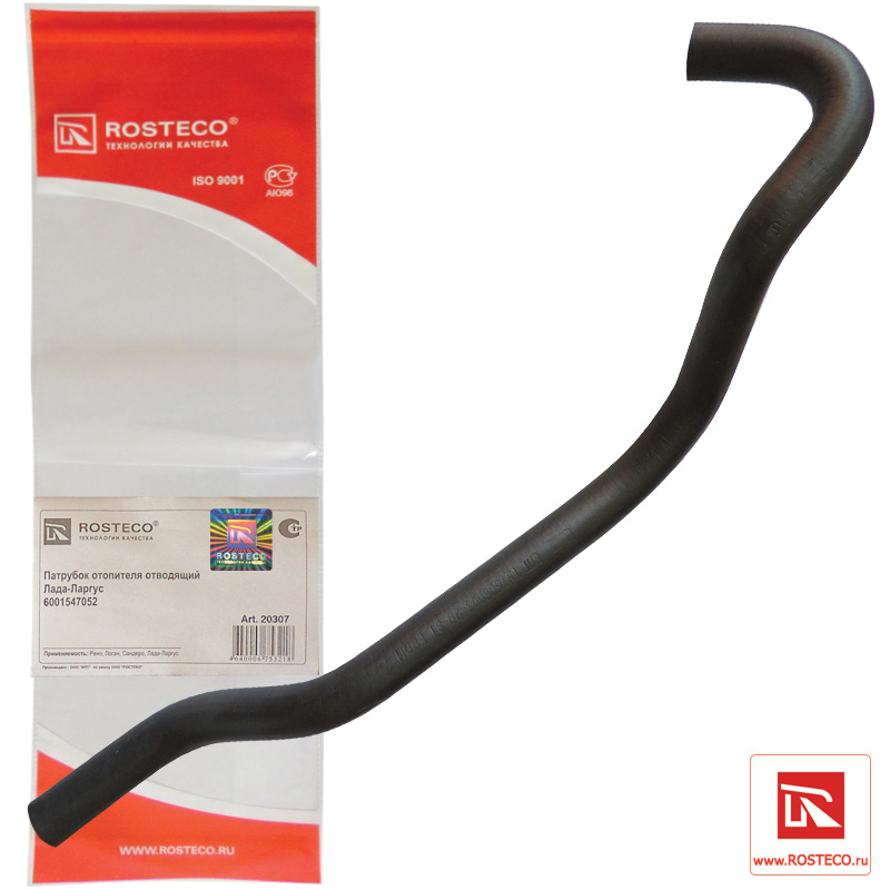 Патрубок печки EPDM