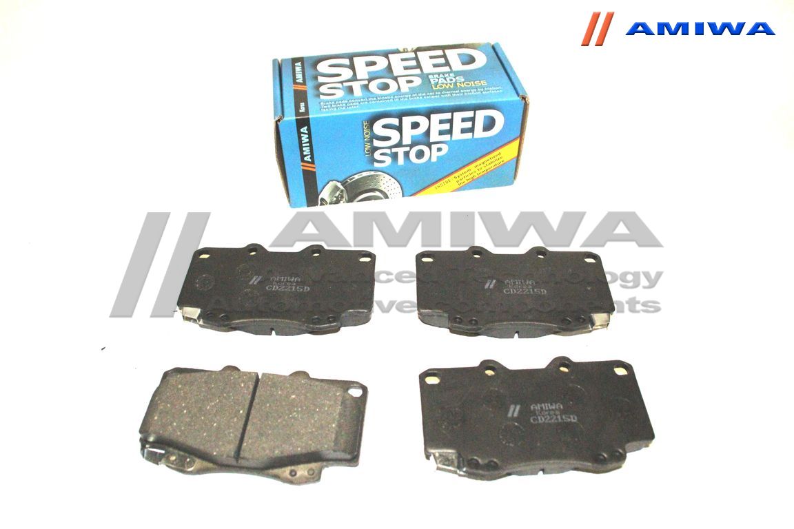Колодки тормозные дисковые передние - Amiwa CD2215D
