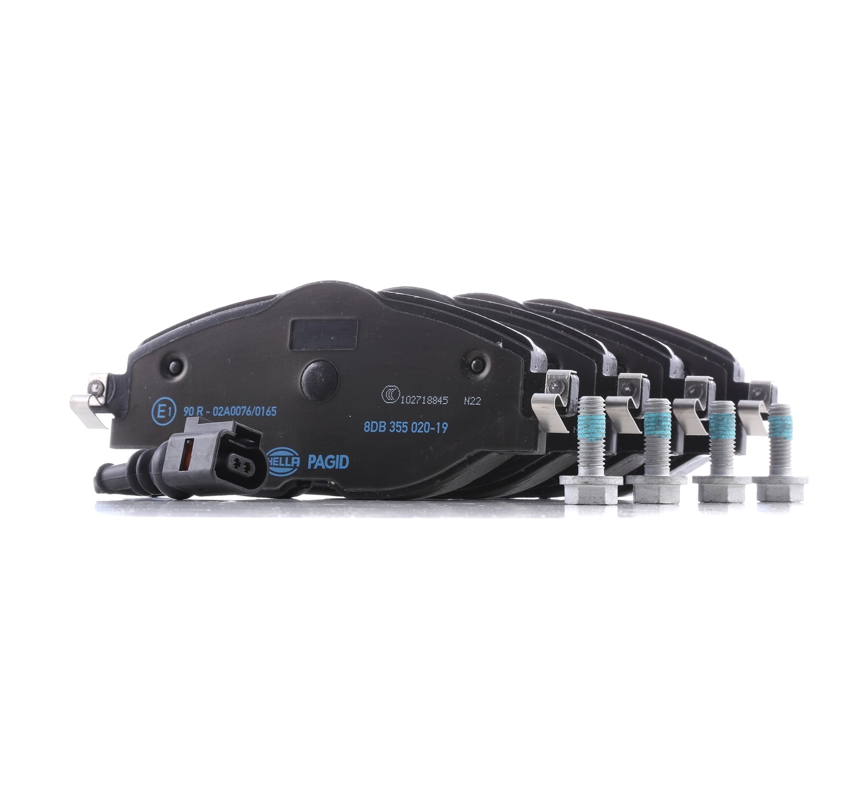 Комплект тормозных колодок, дисковый тормоз - Behr-Hella 8DB355020191
