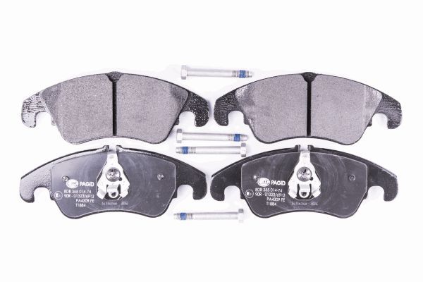 Комплект тормозных колодок, дисковый тормоз - Behr-Hella 8DB355014741