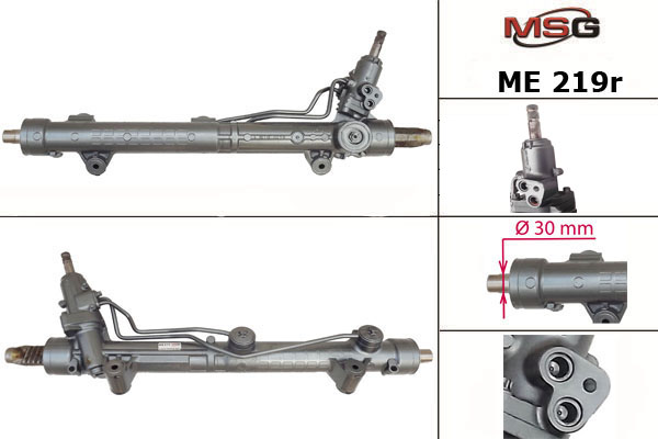Рулевая рейка с ГУР восстановленная Mercedes GL x164 2006-, Mercedes m w164 06-, Mercedes r w251 06- - MSG Rebuilding ME219R