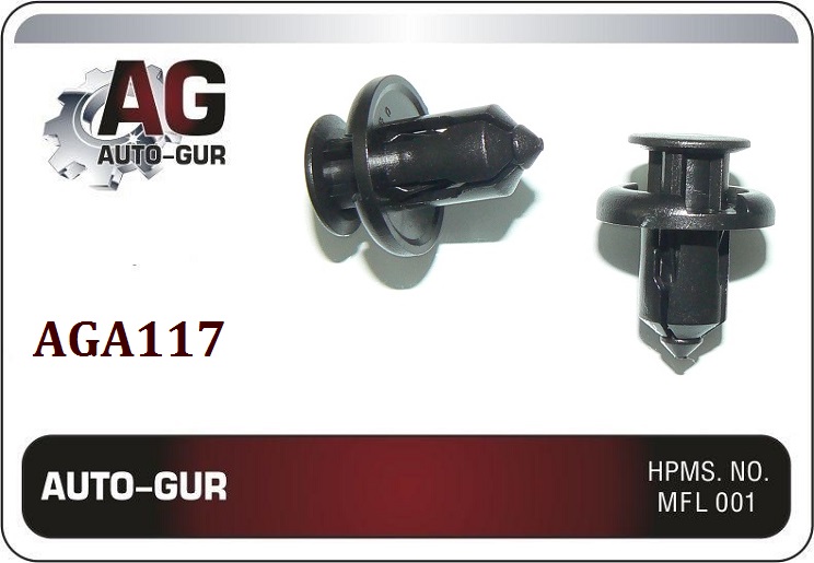 Клипса крепления бампера - Auto-GUR AGA117