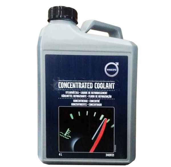 Антифриз Concentrated Coolant синий концентрат 4л - Volvo 31439721