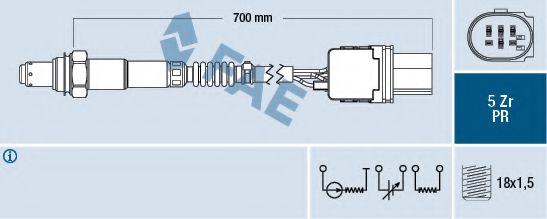 Лямбда-зонд hyundai - FAE 75085