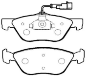Колодки тормозные дисковые alfa romeo: Alfa145, 146, 156, gtv(?), Spiger - HSB HP9576