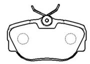 Колодки тормозные дисковые land rover: Discovery ?, Range Rover ? - HSB HP9370