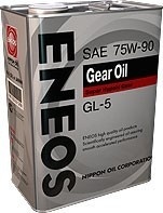 Масло трансмисионное eneos gear oil 75/90 gl-5 4л - Eneos 8801252021407