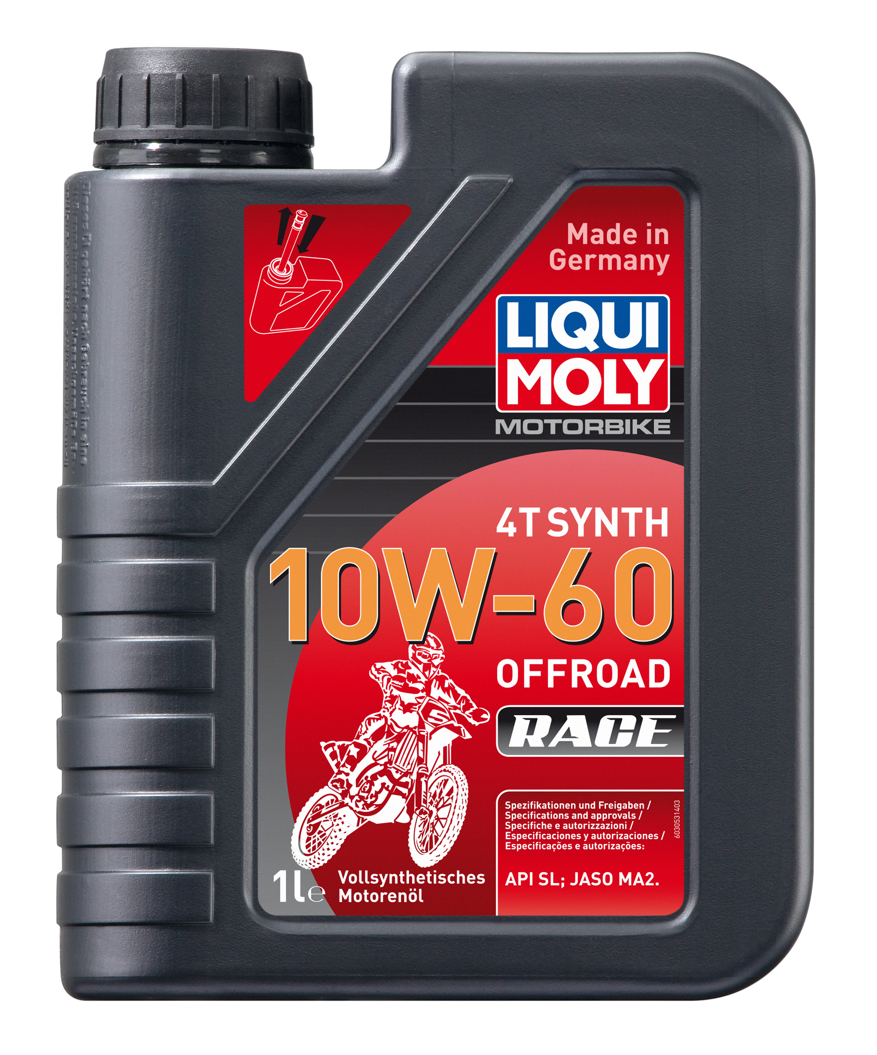 10w-60 Motorbike 4T Synth Offroad Race, 1л (синт.мотор.масло) - Liqui Moly 3053