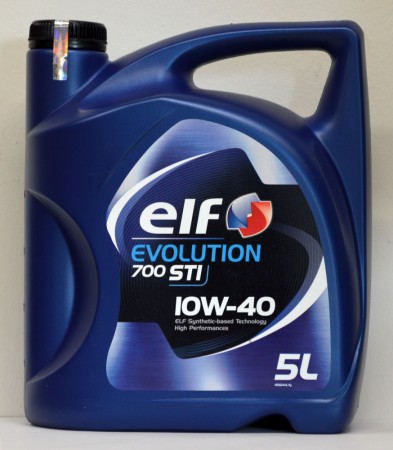 Масло моторное полусинтетическое Evolution 700 STI 10w-40 5л - Elf 201554