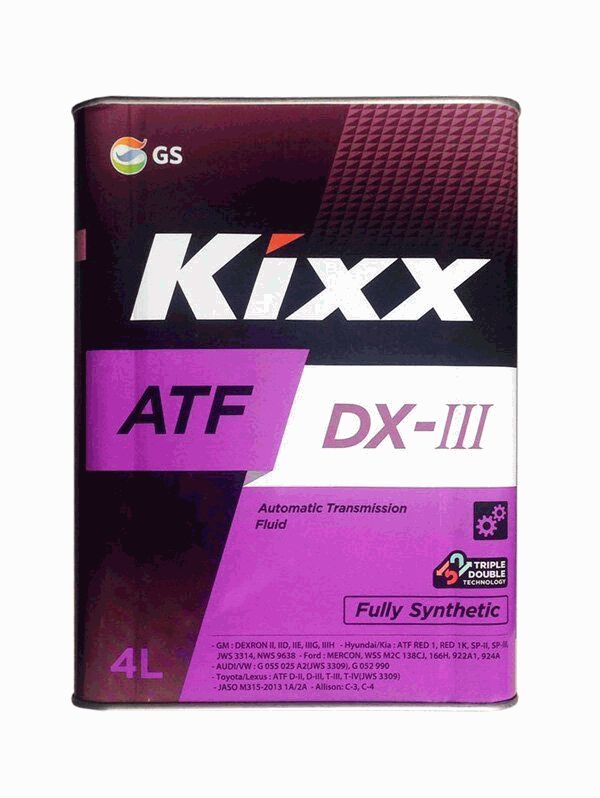 Масло трансмиссионно синтетическое для акпп ATF dx-iii 4л - KIXX L250944TE1