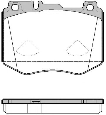 K-T колодки MER C-class w205/s205 2.5/4-Matic 13- ПЕР | перед | - Woking P17043.00