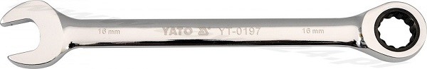 Ключ комбинированный трещеточный 19 мм - Yato YT0200