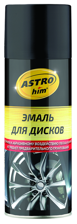 Краска для дисков Черная Астрохим 520мл аэрозольная - ASTROhim AC602