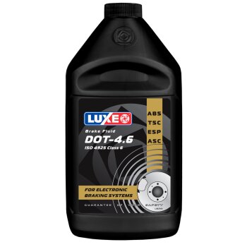 Тормозная жидкость luxe dot-4.6 910 ГР (12 ШТ) - Luxe 637