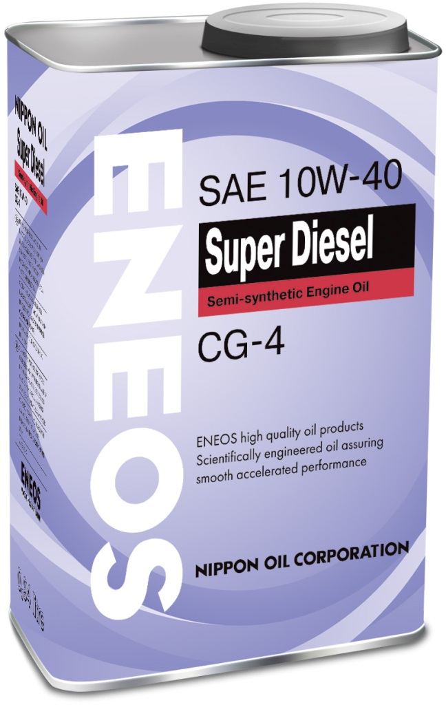 10w-40 Super diesel cg-4 1л (полусинт. мотор. масло) - Eneos OIL1325