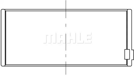 Вкладыш шатунный - Mahle 007 PL 21686 000