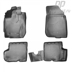 Ковры салонные для renault Duster, 2 015-, 3D, Полиуретан - NORPLAST NPA11-C69-100