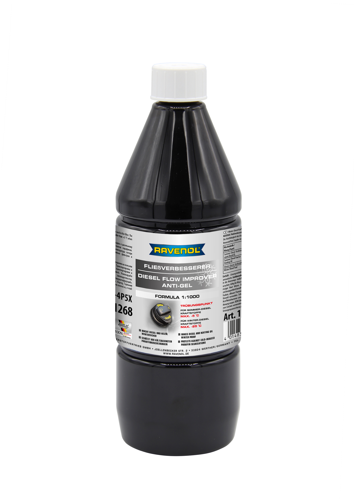 Присадка универсальная к диз. топливу ravenol Fliessverbesserer ( 1л) - RAVENOL 4014835320383