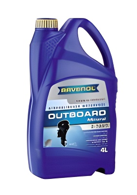 Моторное масло для 2Т лод.моторов ravenol outboard 2T mineral ( 4Л) NEW - RAVENOL 4014835728998