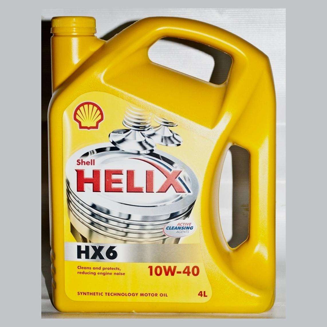 Масло Shell Helix HX6 10w40 мот. мин. (4л) - Shell 550040098