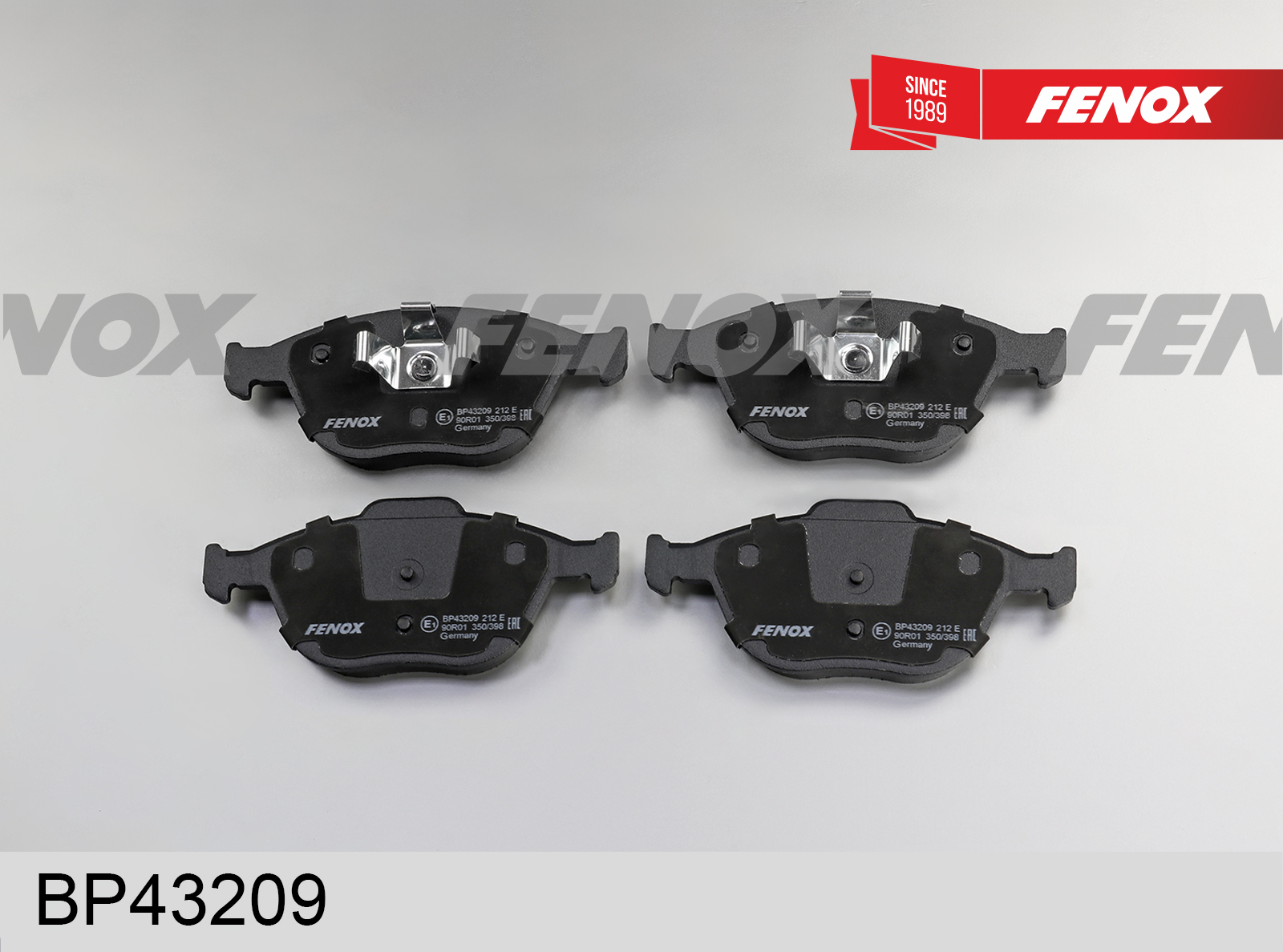 Колодки тормозные дисковые | перед прав/лев | - Fenox BP43209