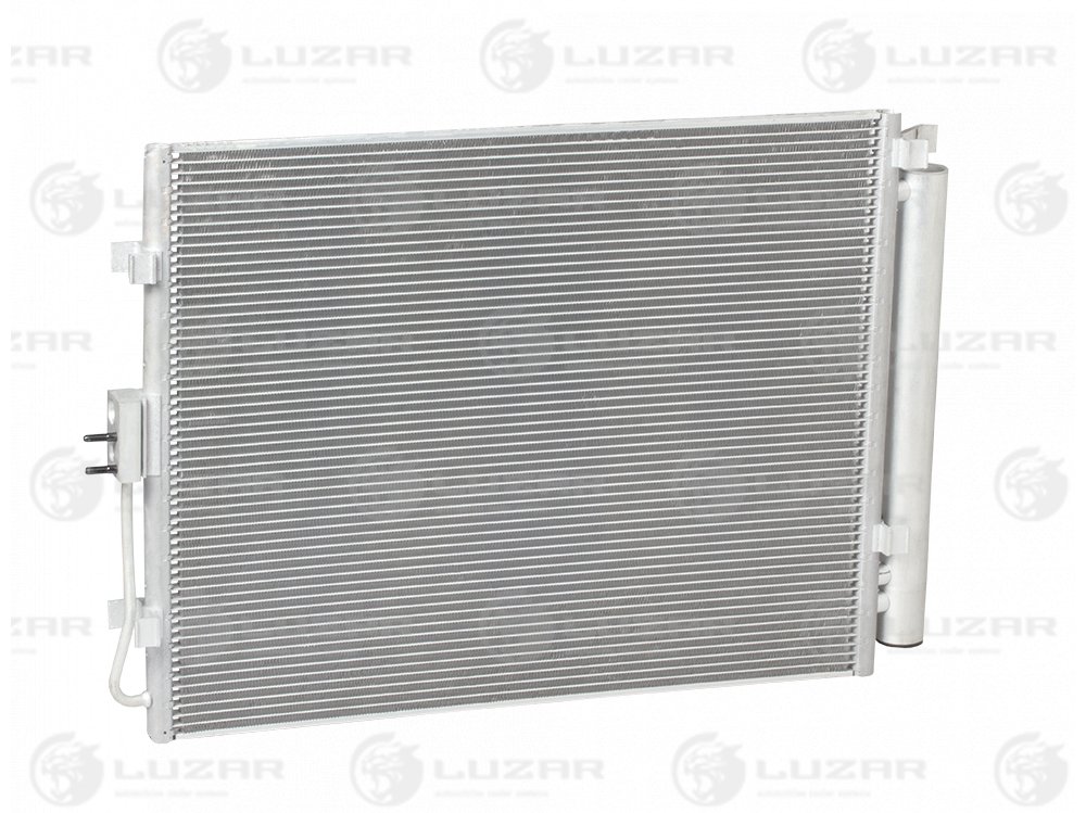 Радиатор кондиц. с ресивером для а/м Kia Soul (09-) 1.6CRDi - Luzar LRAC 08K2