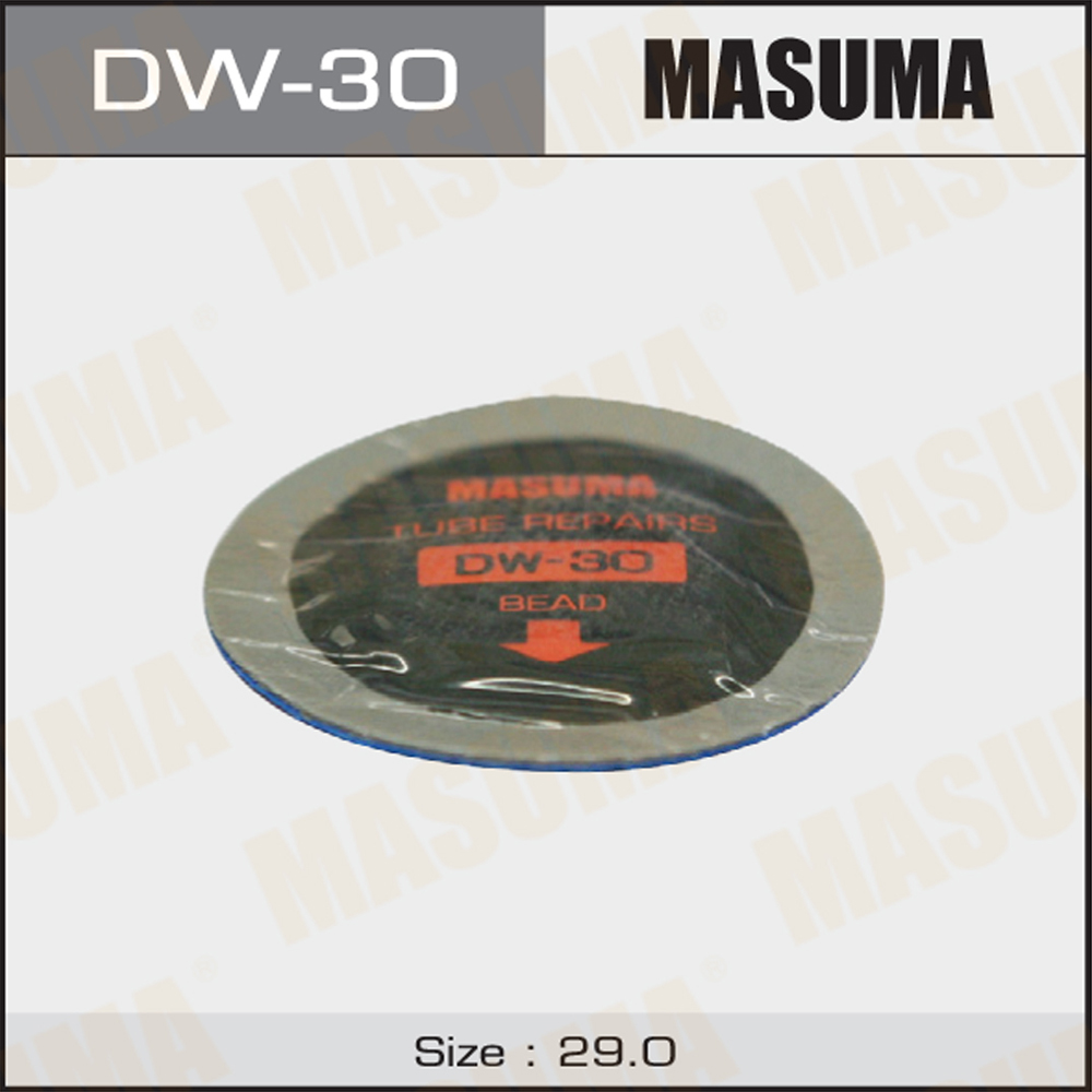 Заплатки камер D29mm. к-т 10шт. - Masuma DW30