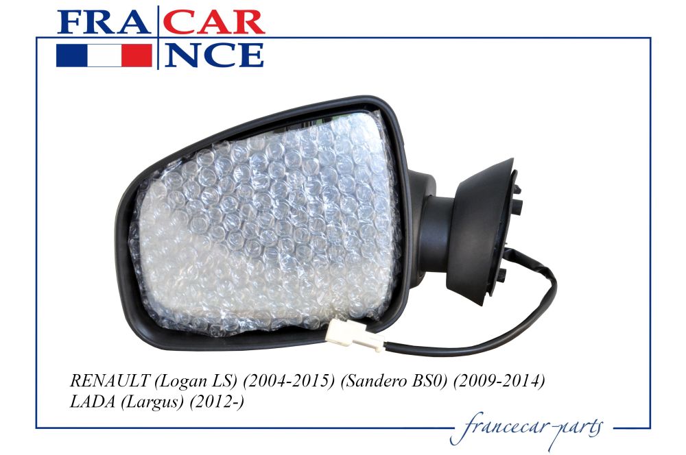 Зеркало заднего вида большое электро левое 6001549680 / fcr210365 francecar - Francecar FCR210365