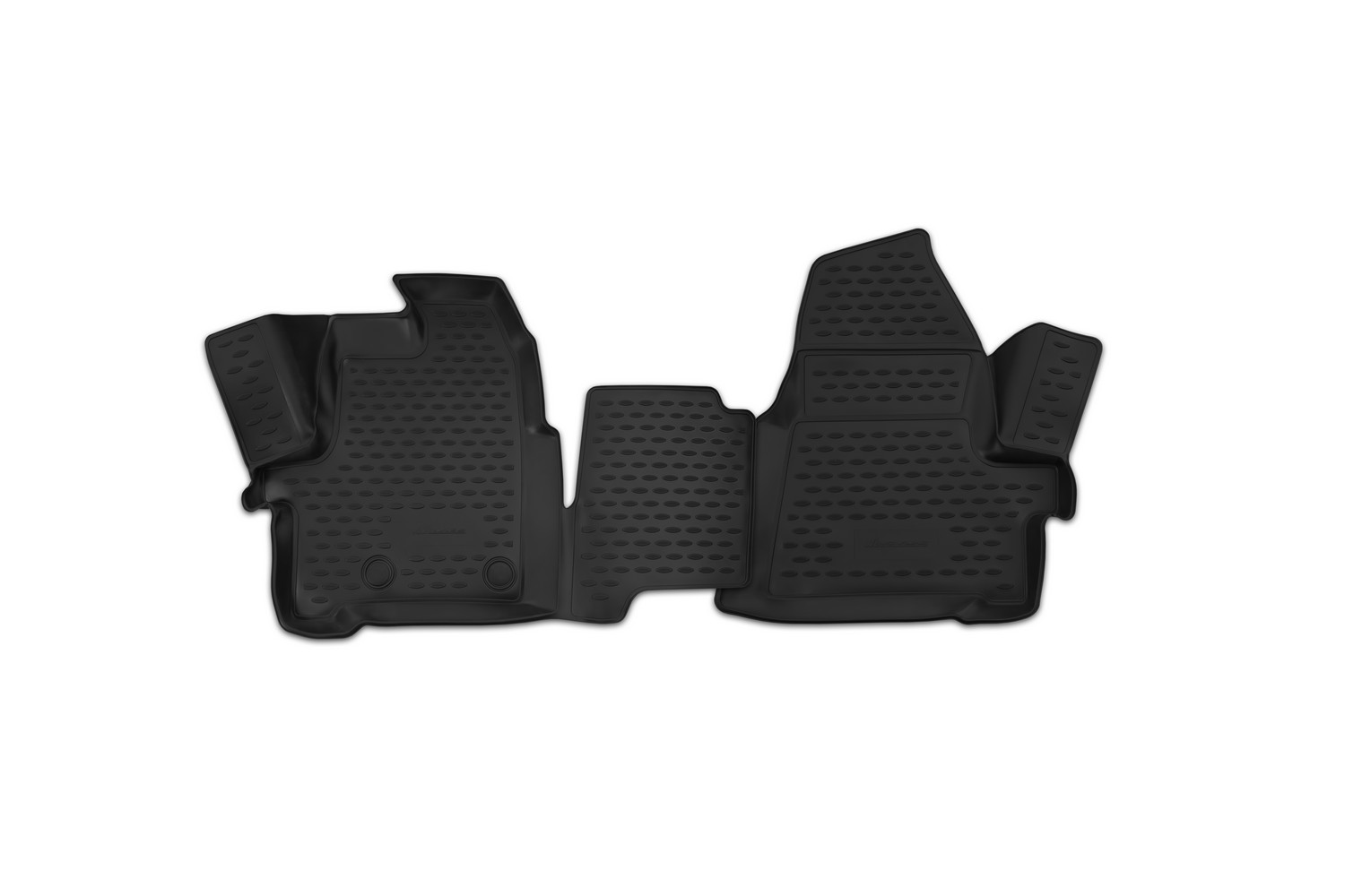 Коврики 3D в салон ford Transit (1+2 seats) 2014-], 2шт. (полиуретан) - NOVLINE NLC3D1660210k