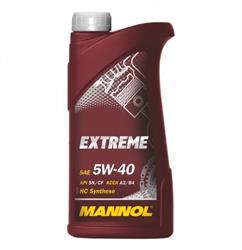 Масло extreme SAE синт.5W-40 (1л) - Mannol 1020