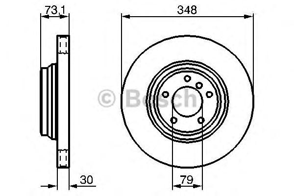 Диск тормозной - Bosch 986479265